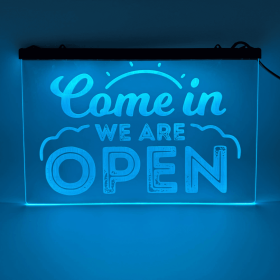Color Changing LED Open Sign