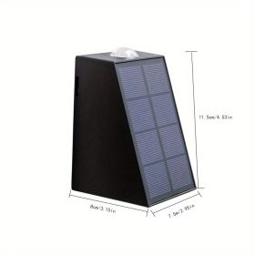 2pcs Solar Up And Down Wall Lights