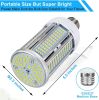 2 Pack 400W Equivalent LED Corn Light Bulb 6000 Lumen Led Corn Bulb 50W Super Bright 5000K Daylight White E26/E27 Base LED Light Bulb for Home Garage