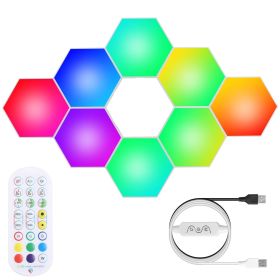 8Pcs Hexagon Light Panels