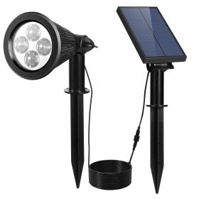 Solar Powered Spotlight Outdoor Dusk To Dawn Light