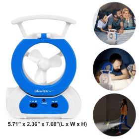 Adjustable LED Lamp Baby Stroller Fan