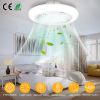 17.71in LED Ceiling Fan with Light Round Pendant