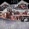 105ft Outdoor Christmas Decoration Lights,1000 LED 8 Modes with 50 Drops