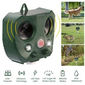 Ultrasonic Animal Repeller Solar Powered Repellent