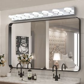 Modern 7-Light LED Vanity Light Fixture 52.2-Inch Length