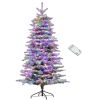 6.5 ft Pre-Lit Mountain Pine Artificial Christmas Tree