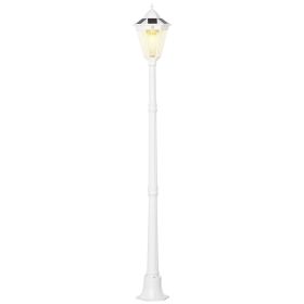 77" Solar Lamp Post Light, Motion Activated