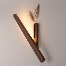 Creative Vase Lamp Walnut Wall Light, portable wall scone
