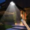Solar Powered Wall Light 252 LED Beads PIR Motion Sensor Lamp