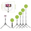 10in LED Selfie Ring Light Dimmable w/ Adjustable Tripod Stand
