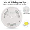 42 LED Solar Flagpole Light Umbrella Light