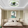 Ceiling Fans with Lights Dimmable LED Embedded installation