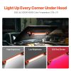 Underhood Work Light, 1250LM, 6000mAh Rechargeable Magnetic Bright LED Light, Portable Cordless Mechanic Work Light Bar