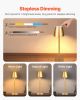 Cordless Table Lamp, 2-Pack, 5200mAh Built-in Rechargeable Battery Desk Lamp, 3 Color Stepless Dimming Up, 3000-6500K Color Temperature