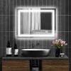 HOMCOM LED Bathroom Mirror with Lights, 32" x 24"