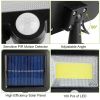 Solar Powered Wall Lights Motion Sensor