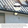 Solar Powered Wall Lights Motion Sensor