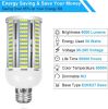 2 Pack 400W Equivalent LED Corn Light Bulb 6000 Lumen Led Corn Bulb 50W Super Bright 5000K Daylight White E26/E27 Base LED Light Bulb for Home Garage