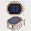 1pc 2 LEDs Solar Wall Light UP And Down Illuminate