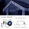 105ft Outdoor Christmas Decoration Lights,1000 LED 8 Modes with 50 Drops