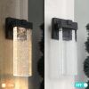 LED crystal wall lamp (2 packs) with light sense
