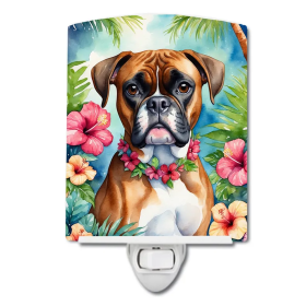 Boxer Ceramic Night Light (Color: Boxer Luau-198453422637)