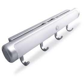 Genesis - Motion Sensing COB LED Illuminated Key Holder (Color: Silver)