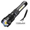 Tactical Flashlight - Military-Grade Aluminum Alloy & ABS, Zoomable Beam with 5 Modes for Camping, Hiking & Emergency Use