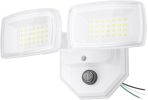 32w 3200LM Dusk to Dawn Outdoor Lighting,6500K Dual-Head Flood Light Outdoor with Photocell,IP66 Waterproof Security Lights