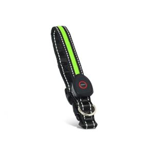 Safety LED Adjustable Dog Collar (Type: Pet supplies, Color: Green)
