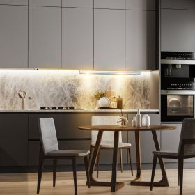 2Pack Rechargeable Cabinet Light Motion Sensor (length: 20CM, Color: Silver)