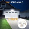 32w 3200LM Dusk to Dawn Outdoor Lighting,6500K Dual-Head Flood Light Outdoor with Photocell,IP66 Waterproof Security Lights